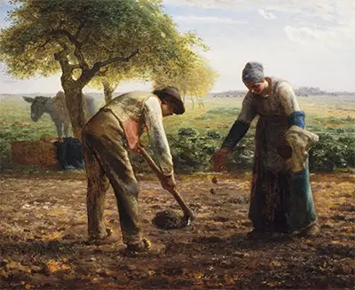 The Potato Planters Jean-Francois Millet